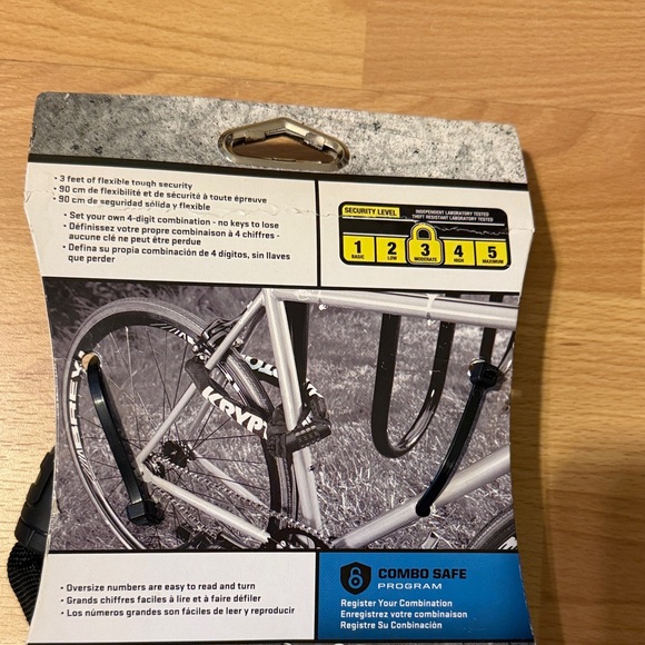 Black Lockdown Chain Lock - Picture 2 of 3